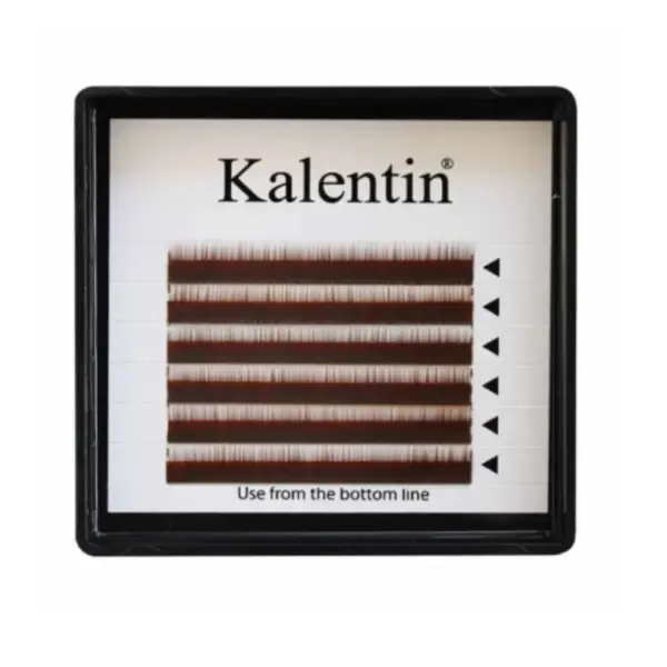 Kalentin Eyebrow Extensions - Curl I Brown 7mm Kalentin Eyebrow Extensions - Curl I Brown 7mm